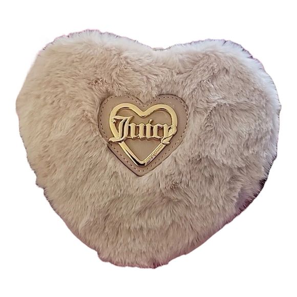 Juicy Couture Dusty Blush Pink Heart Crossbody & Card Case Gift Set NIB - Picture 3 of 4